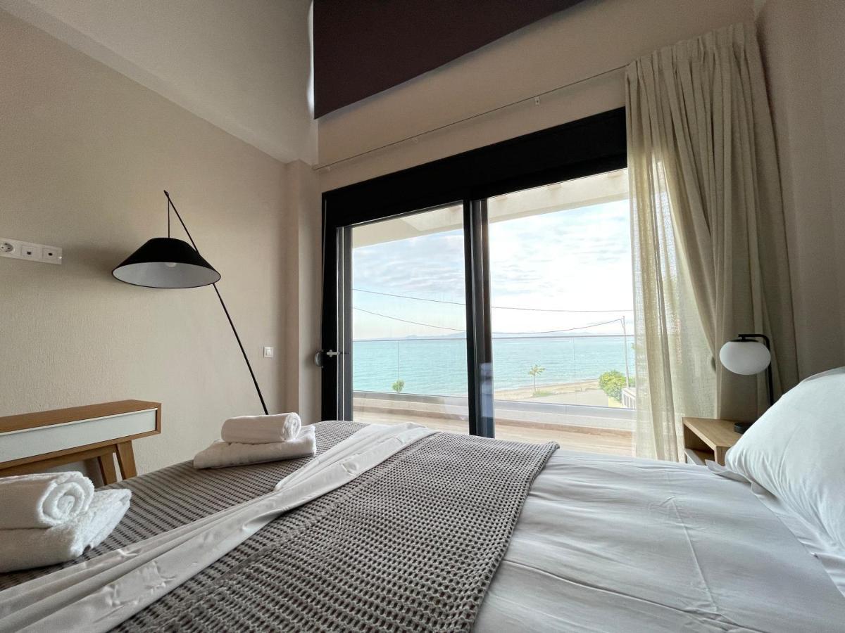 Villa Oleandra By The Sea Polychrono Bagian luar foto